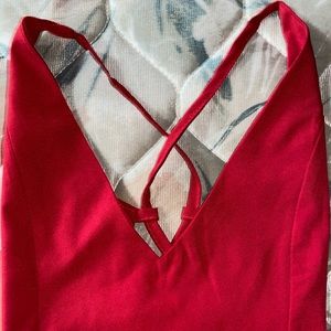 adjustable open/cross back crop top !